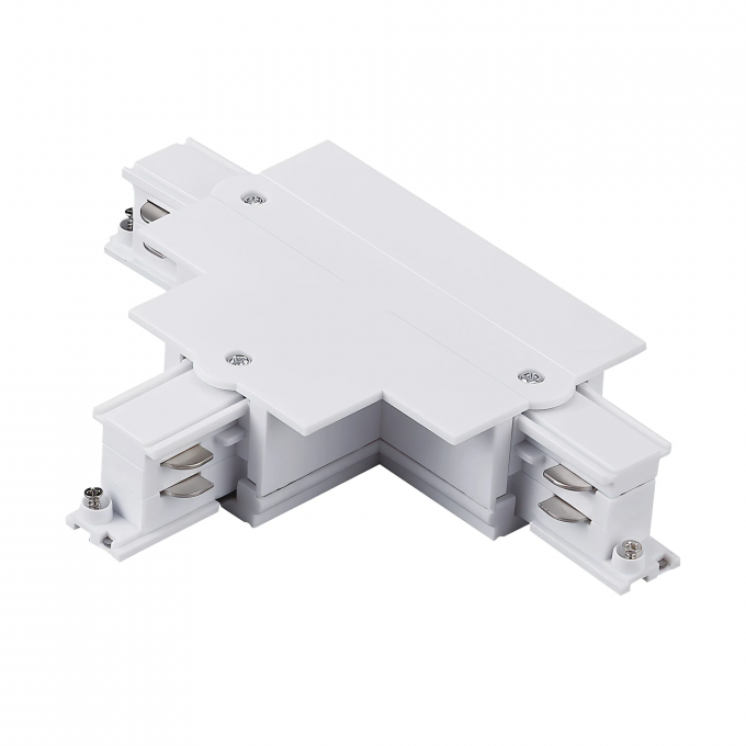 Соединение тройное правое LIGHTSTAR QUATTRO перекидное встраиваемое с подводом питания к треку 5030xx-R БЕЛЫЙ 503136-RPSR