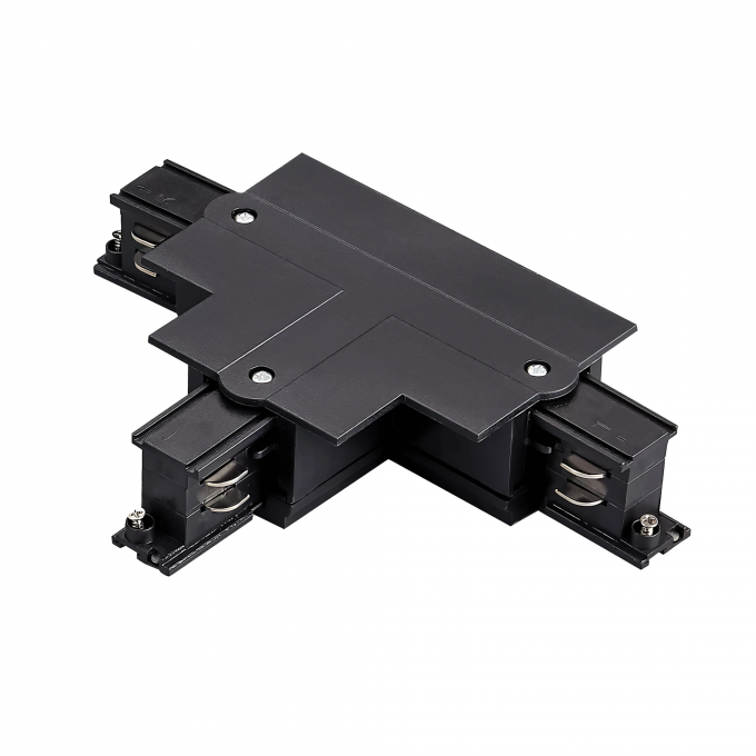 Соединение тройное правое LIGHTSTAR QUATTRO перекидное встраиваемое с подводом питания к треку 5030xx-R ЧЕРНЫЙ 503137-RPSR