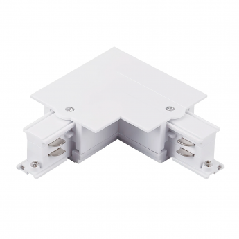 Соединение угловое LIGHTSTAR 503126-RPS QUATTRO перекидное встраиваемое с подводом питания к треку 5030xx-R БЕЛЫЙ