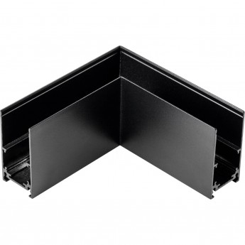 Соединитель LIGHTSTAR UNO 509127 L-образный горизонтальный накладной черный