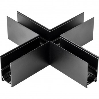 Соединитель LIGHTSTAR UNO 509187 X-образный накладной черный