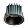 Светильник LIGHTSTAR CICLONE CYL 12W LED 1868LM 36G 3000K IP44 черный 385337