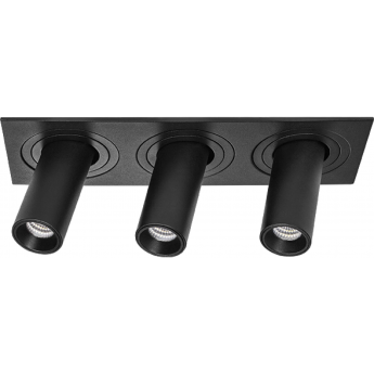 Светильник LIGHTSTAR INTERO TUBO i537272 LED 10W*3 500LM*3 60G черный 3000K