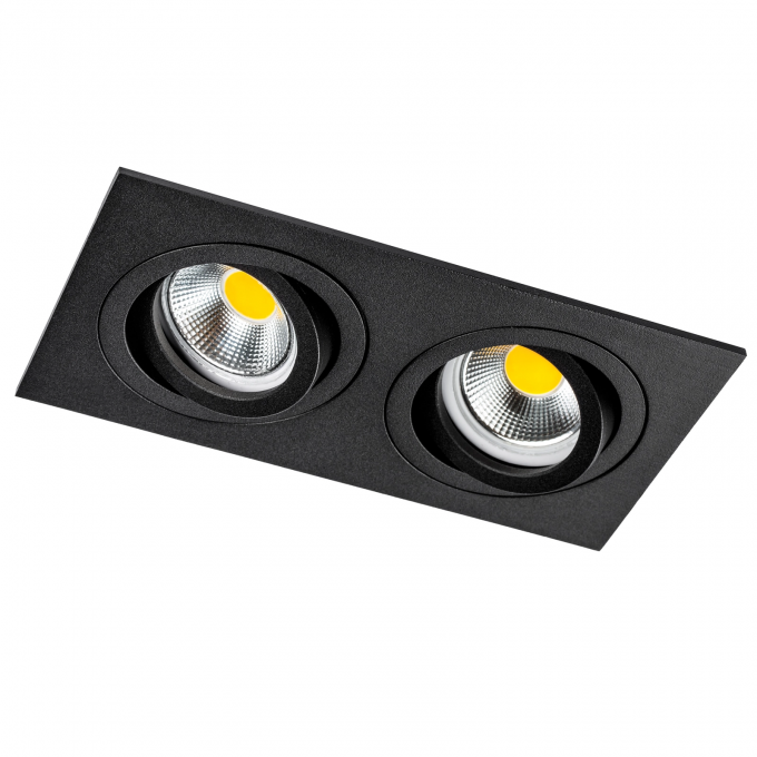 Светильник LIGHTSTAR SINGO BASE Quad X2 MR16 черный 11626