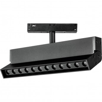 Светильник LIGHTSTAR UNO 259037 48V поворотный для трека LED 12W 800LM 24G 3000K черный