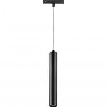 Светильник подвесной LIGHTSTAR UNO ANTIGLARE 239347 48V для трека LED 7W 500LM 24G 4000K черный