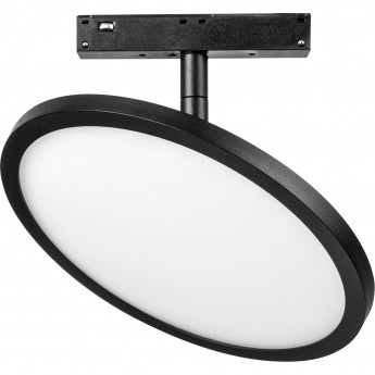 Светильник поворотный LIGHTSTAR UNO 209747 48V для трека LED 12W 1000LM 180G 4000K черный