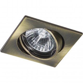 Светильник точечный встраиваемый декоративный под заменяемые галогенные или LED лампы Lega 16 011941