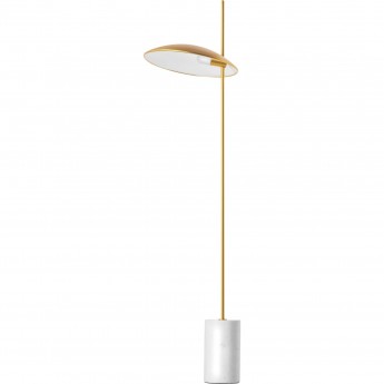 Торшер LIGHTSTAR MARMARA 801713 LED 5W 400LM золото/мрамор 3000K