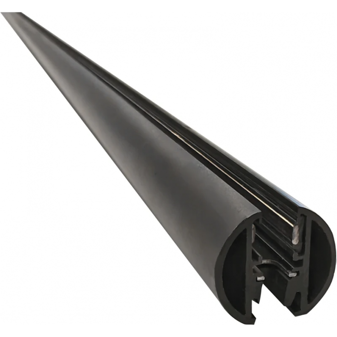 Трек LIGHTSTAR LINEA 24V двухконтактный однофазный круглый тип D 2м черный 506427